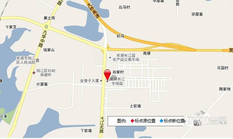 长江市场园区位置交通图1