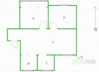 龙昌花园2室1厅1卫户型图