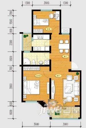 小康花园3室1厅1卫户型图