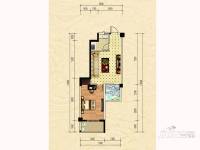 泰安名成1室1厅1卫73.8㎡户型图
