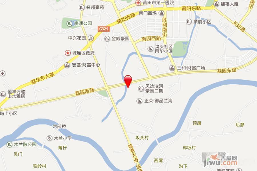 凤达滨河豪园位置交通图