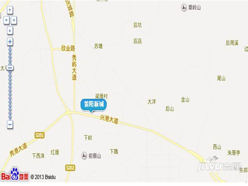 莆阳新城位置交通图