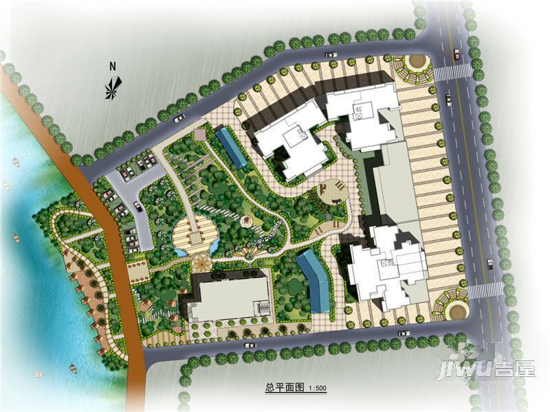 鹏发绿岛规划图图片