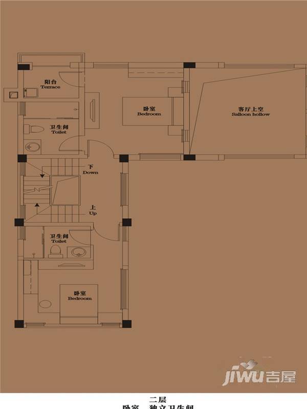 御青城5室3厅3卫193㎡户型图