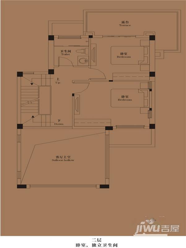 御青城4室4厅3卫210㎡户型图