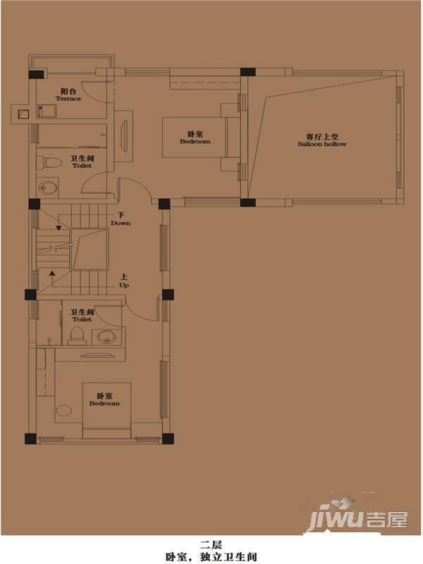 御青城4室3厅4卫193㎡户型图