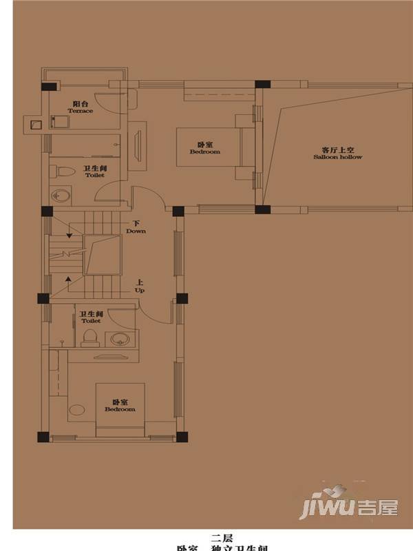 御青城5室3厅3卫193㎡户型图