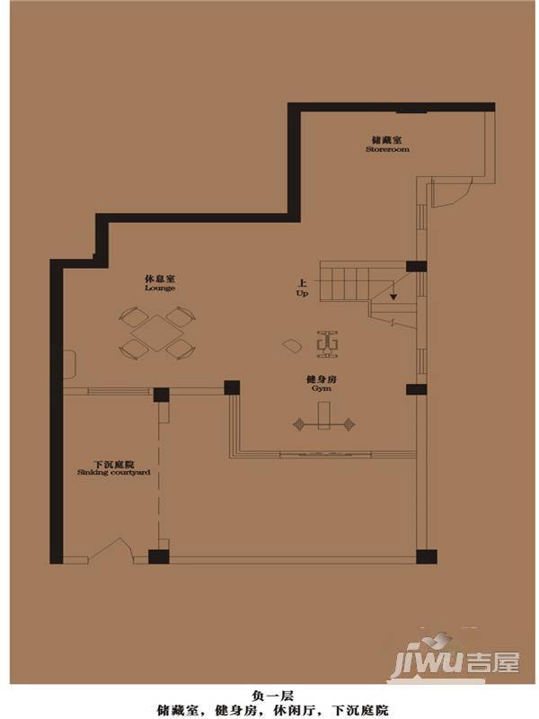 御青城3室5厅4卫178㎡户型图