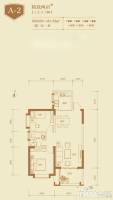 华润熙悦广场2室1厅1卫81.5㎡户型图