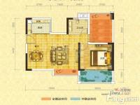 易山国际壹号街区2室2厅1卫68.6㎡户型图