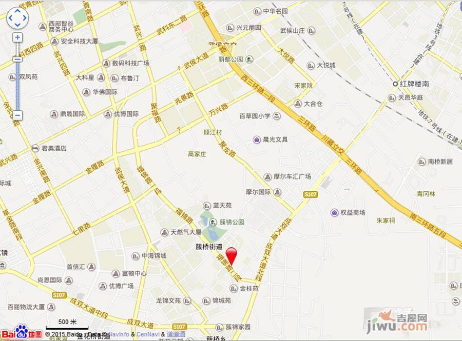 蓝光金悦城位置交通图0