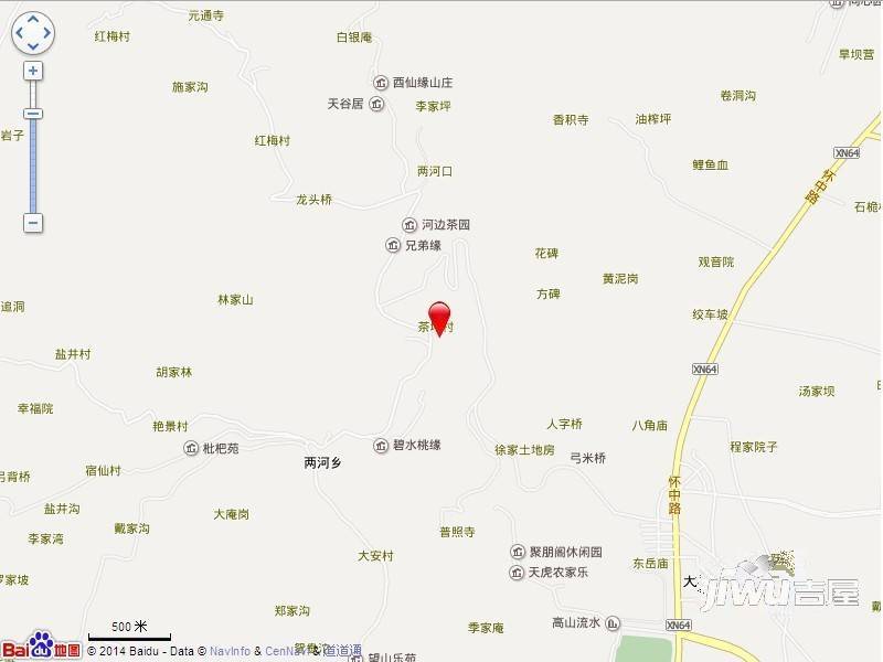 岭秀青城位置交通图图片
