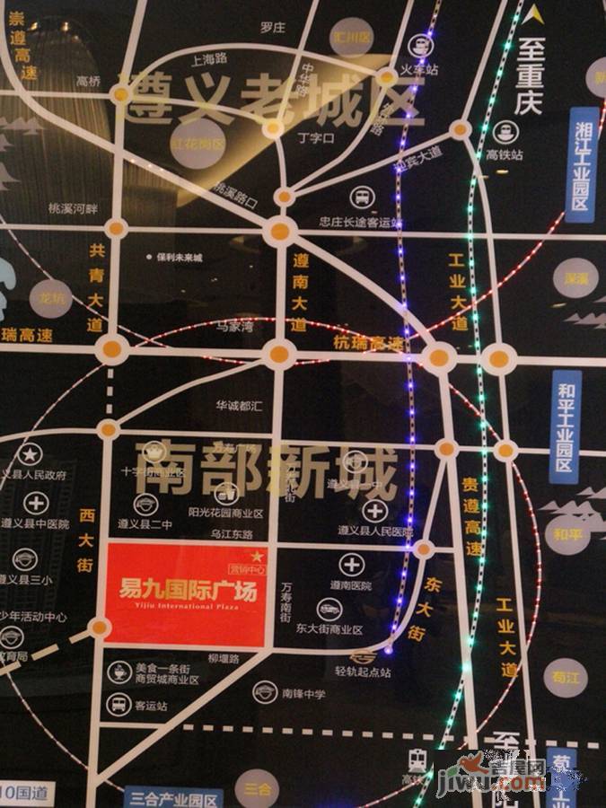 易九国际广场位置交通图1