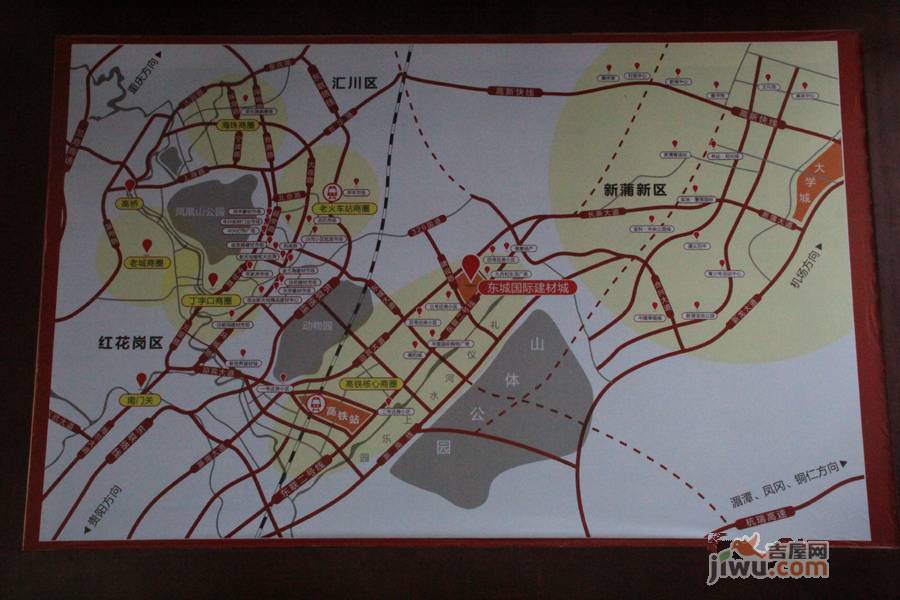 东城国际智慧家居建材城位置交通图图片