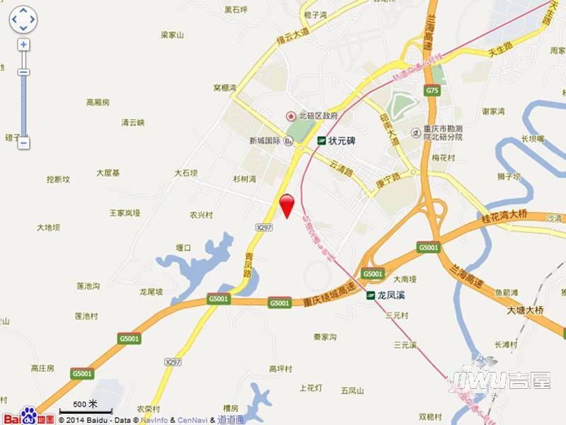 中国铁建公园1159位置交通图图片