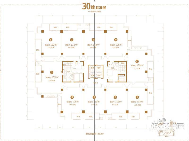 星耀天地3室0厅3卫707㎡户型图