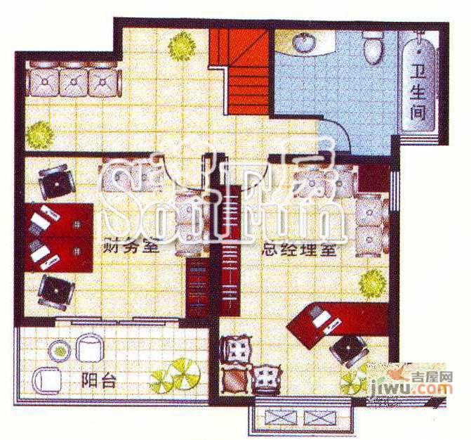 金桂坊普通住宅117㎡户型图