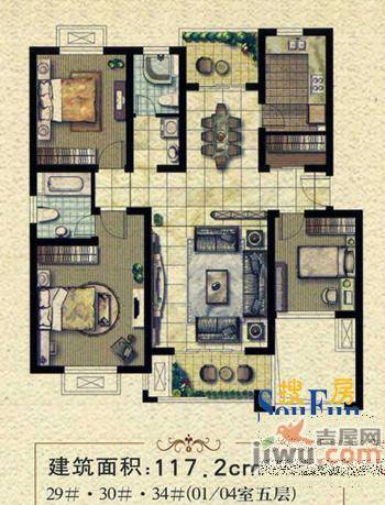 风景城邦翡翠英格兰普通住宅224㎡户型图