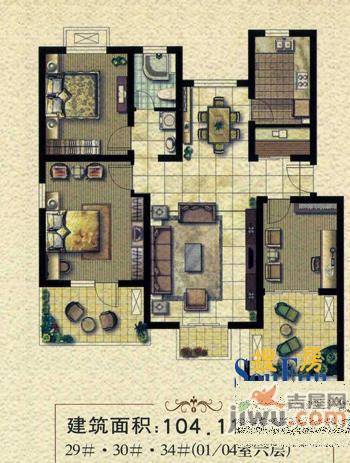 风景城邦翡翠英格兰普通住宅224㎡户型图