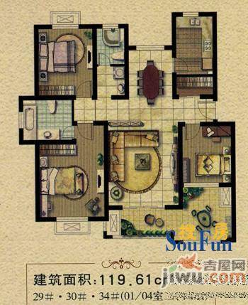 风景城邦翡翠英格兰普通住宅224㎡户型图