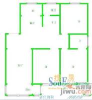 大港金水湾3室2厅1卫98㎡户型图