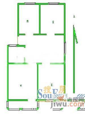 华星新村1室1厅1卫户型图