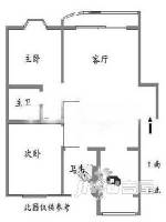 春江苑2室1厅2卫86㎡户型图