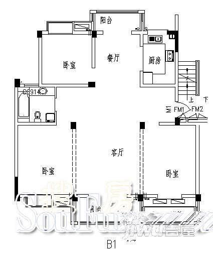 润景美邻苑普通住宅291.2㎡户型图