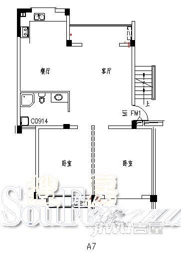 润景美邻苑普通住宅291.2㎡户型图