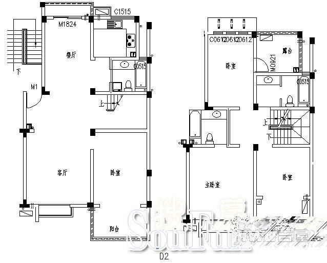 润景美邻苑普通住宅291.2㎡户型图