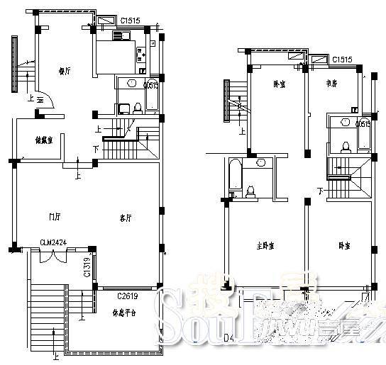 润景美邻苑普通住宅291.2㎡户型图