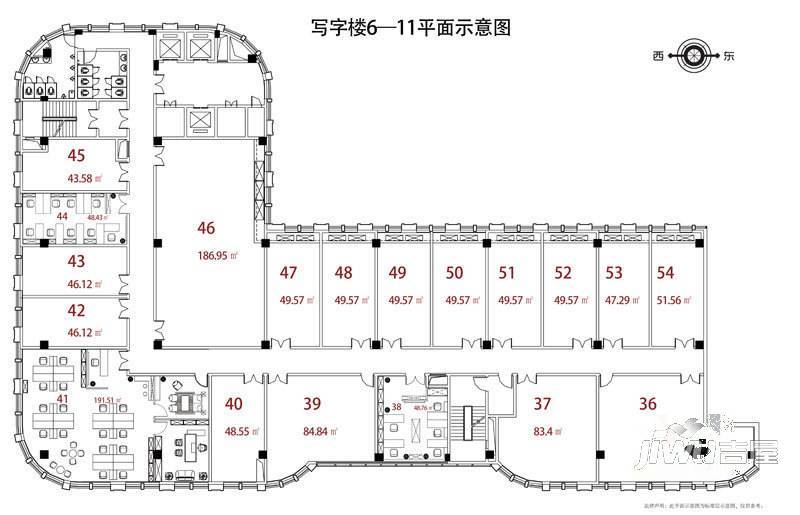 颐高广场1室1厅1卫31.9㎡户型图