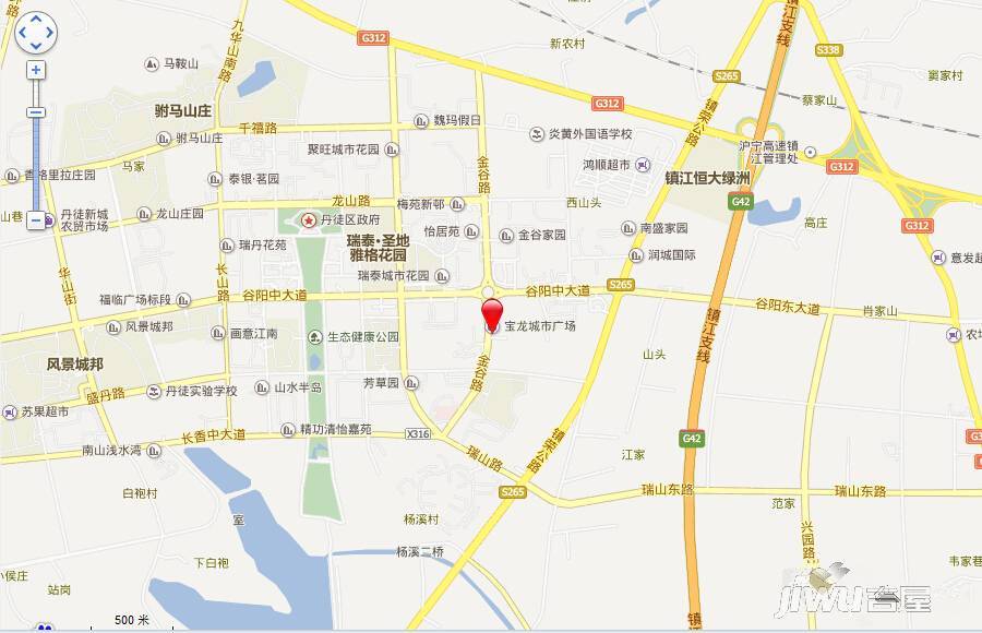 宝龙城市广场位置交通图1