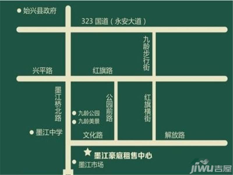 墨江豪庭位置交通图