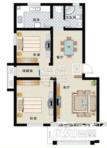 西湖花园4室0厅0卫145㎡户型图