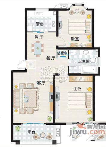 西湖花园4室0厅0卫145㎡户型图