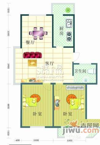 怡和家园0室0厅1卫119.4㎡户型图