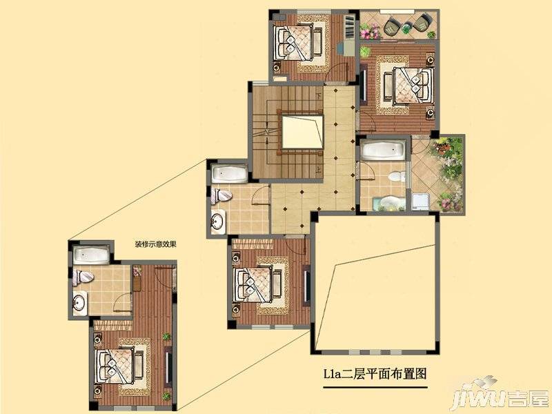 苏宁钟山朝阳府6室2厅5卫341㎡户型图