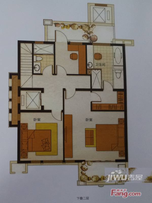 长发都市诸公4室2厅3卫139㎡户型图