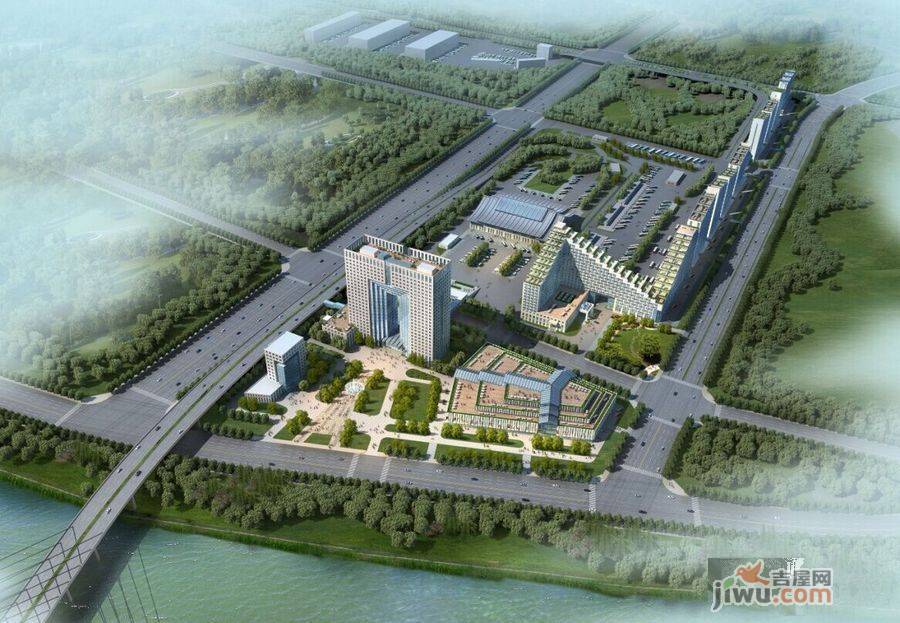 新鸭绿江大桥口岸商贸物流区效果图图片
