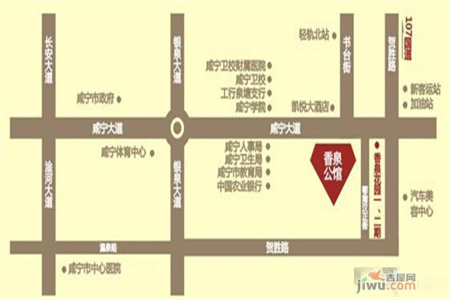 香泉公馆位置交通图