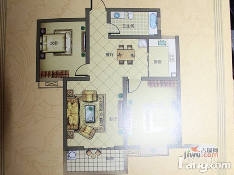 宿迁盛世嘉园2室1厅1卫95㎡户型图