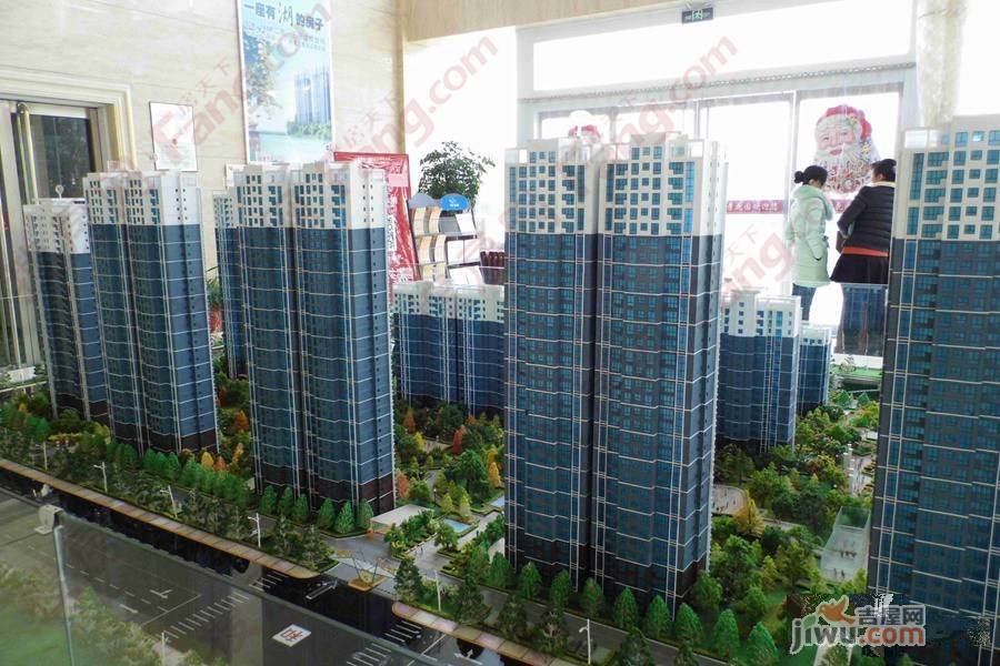 湖景花园实景图枣庄薛城区湖景花园