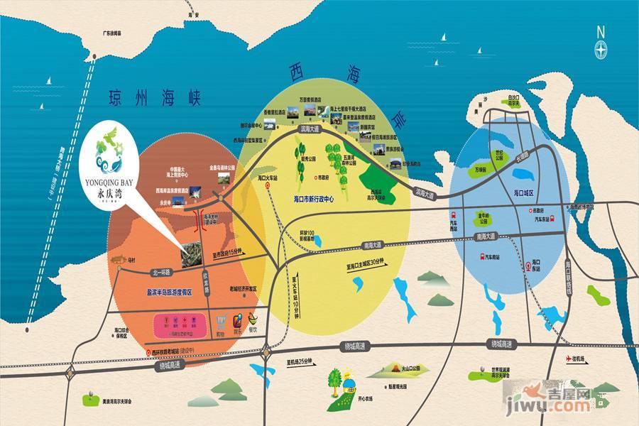 永庆湾位置交通图