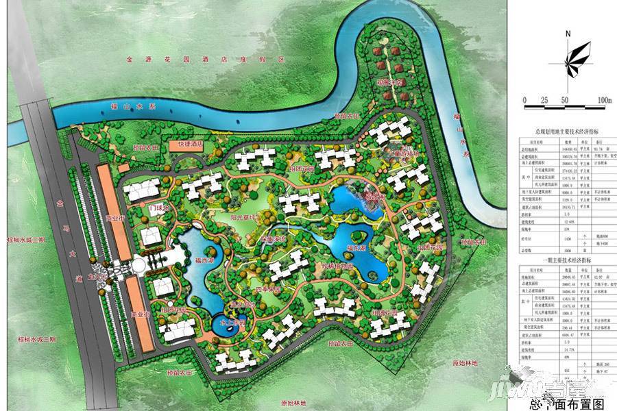 天擎棕榈水城规划图图片