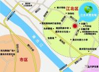 江北农贸市场位置交通图图片
