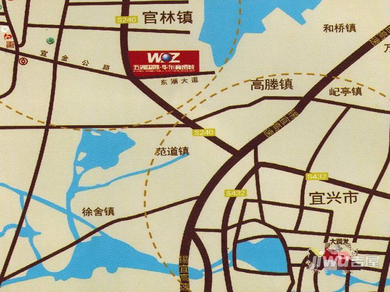 五洲国际华东商贸城位置交通图图片