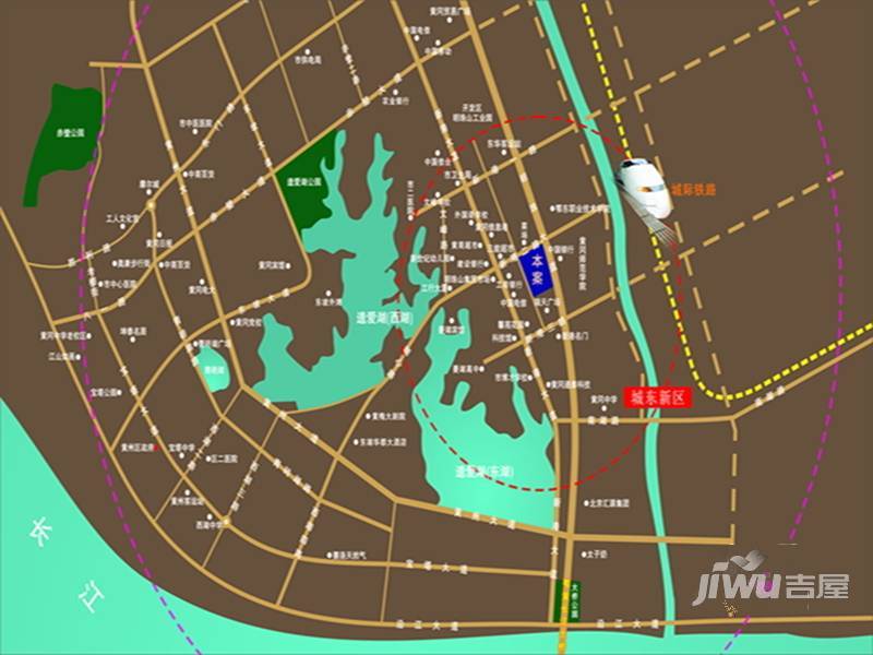 金泰国际广场3期位置交通图