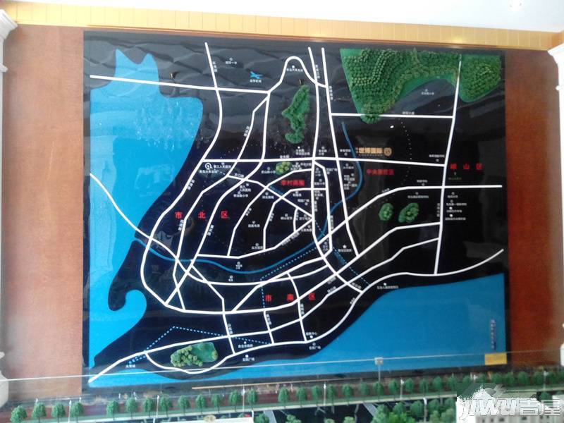 青岛国际院士港位置交通图图片