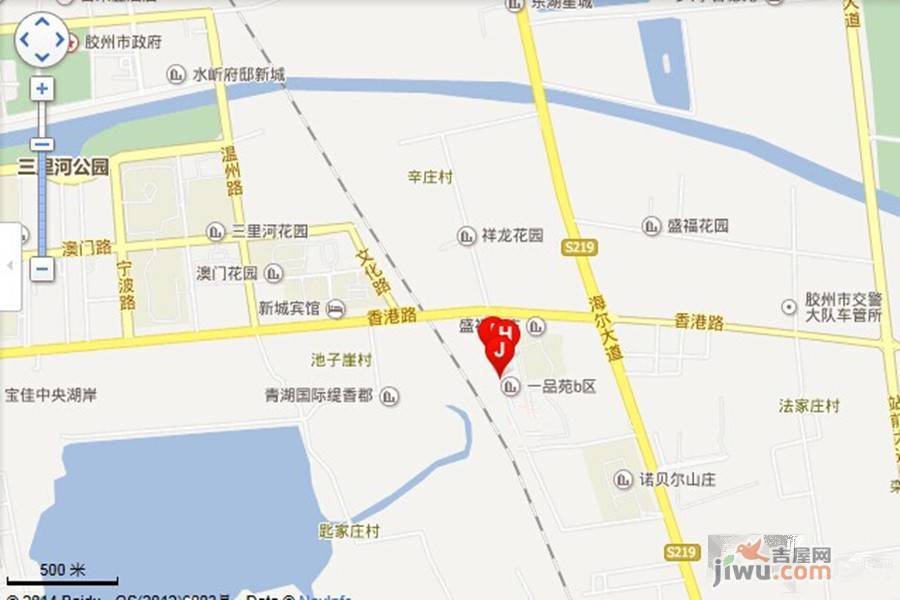 青岛一品苑位置交通图图片